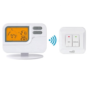 Wireless Smart Room Thermostat 7 Hari Programmable RF Rumah Digital Penghangat Ruangan Thermostat 48 Dapat Dikonfigurasi - Product Image 2