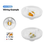 Douilles de lampe E27 B22 en plastique et céramique pour ampoules Edison, accessoires d'éclairage LED, supports de lampe