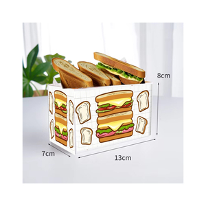 Scatola Personalizzata per Sandwich Usa e Getta, Ecologica, in Carta, per Burger, Patatine Fritte e Catering - Product Image 5