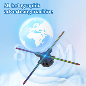 Ventilador LED remoto Holograma Ventilador de holograma 3D 80CM Ventilador 3D Proyector de holograma Pantalla de publicidad con biblioteca de video - Product Image 2