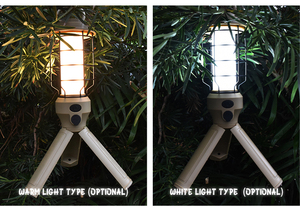 Pin Lithium Công Suất Cao Đèn Lồng Cắm Trại Ngoài Trời Có Thể Sạc Lại 360 Độ Lan Truyền Ánh Sáng 2 Trong 1 Chân Máy Đèn Lồng Làm Việc - Product Image 6