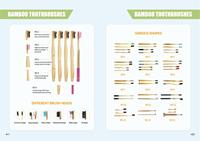 Brosse à dents en poils de porc naturels, poils de cheval, biodégradable, respectueuse de l'environnement, sans BPA, sans plastique, manche en bambou