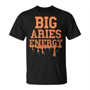 Camiseta Big Aries Energy para hombre y mujer, diseño de signo del zodiaco, regalo de cumpleaños - Product Image 2
