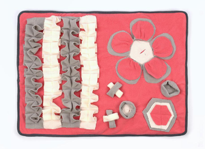 Tapis olfactif pour grands chiens, motif fleurs épanouies, tapis d'alimentation pour animaux de compagnie, jouet interactif de recherche de nourriture - Product Image 6