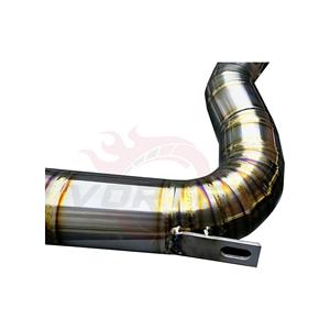 ท่อไอเสียแบบ Catback วาล์วไทเทเนียมแท้ Vortex สำหรับ Porsche Panamera 971 ปี 2017-2024 พร้อมปลายท่อคาร์บอนเงาแบบ Quad และชุด Sound Kit - Product Image 6