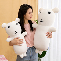 Niedlicher und lustiger Ganadi selbstironischer Bär Plüschtier Sofa-Ornament Kissen Kindergeschenk Greifpuppe Tischbegleiter-Puppe
