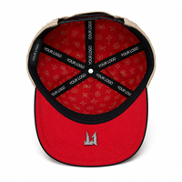 Casquette G5 de qualité supérieure, personnalisée, avec broderie complète, strass, doublure en satin et visière métallique incurvée, livraison rapide en gros