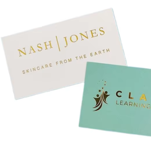 Cartes de visite et cartes de membre personnalisées en papier d'art premium avec logo en relief ou en creux pour les bureaux et les entreprises - Product Image 5