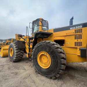Chargeuse sur pneus d'occasion Komatsu WA500 9 tonnes haute efficacité chargeuse sur pneus Komatsu WA500 d'occasion à vendre - Product Image 1