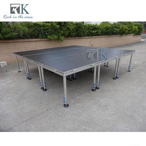 Plateforme de scène pour événements en plein air, plateforme antidérapante, aluminium, quatre pieds - Product Image 6