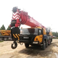 Camion-grue Sany 100T d'occasion de qualité supérieure, modèle 2022, hauteur de levage 60m, certifié EPA, système hydraulique fluide, moteur, boîte de vitesses pour