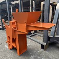 Machine de brique de verrouillage d'argile d'opération manuelle QMR2-40 pour des idées de machine de petite entreprise