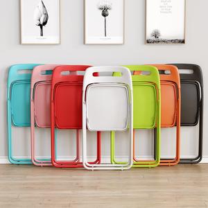 Silla plegable para adultos, silla de comedor con respaldo, portátil, sencilla, plegable, para uso en casa, oficina, dormitorio, ordenador - Product Image 4