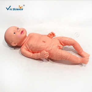 Muñeco de Bebé de Plástico con Cara Sonriente y Ropa, Lindo Modelo de Juguete Infantil para la Enseñanza y el Juego en Guarderías - Product Image 2