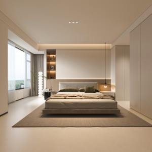 تصميم وتوريد متكامل لأطقم غرف نوم فاخرة للشقق السكنية، على الطراز الأوروبي، متعددة الوظائف وموفرة للمساحة - Product Image 1