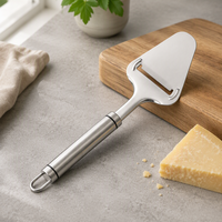 Coupe-fromage double anneau en acier inoxydable, manuel, pour la préparation culinaire