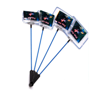 Filet de pêche en nylon avec poignée en fil de 5 "Filet de pêche d'aquarium pour petits poissons - Product Image 1