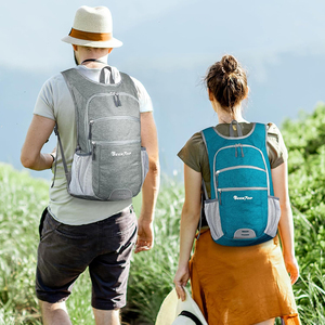 Échantillon gratuit Vente en gros Sac à dos pliable de randonnée avec sac imperméable personnalisé pour les activités de plein air, le camping et les sports - Product Image 6