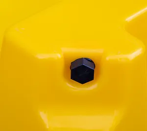 Depo depolama için sarı bakire HDPE 2 davul plastik dökülme ontainment palet