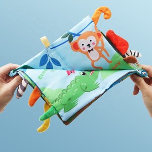 Cadeau Touch First Cloth livres en tissu froissé avec jouets <span class=keywords><strong>de</strong></span> dentition pour bébés et tout-petits livres en tissu pour enfants - Product Image 4