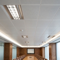 Panneaux de plafond isolés en aluminium suspendus certifiés CE étanches modernes industriels pour la décoration intérieure