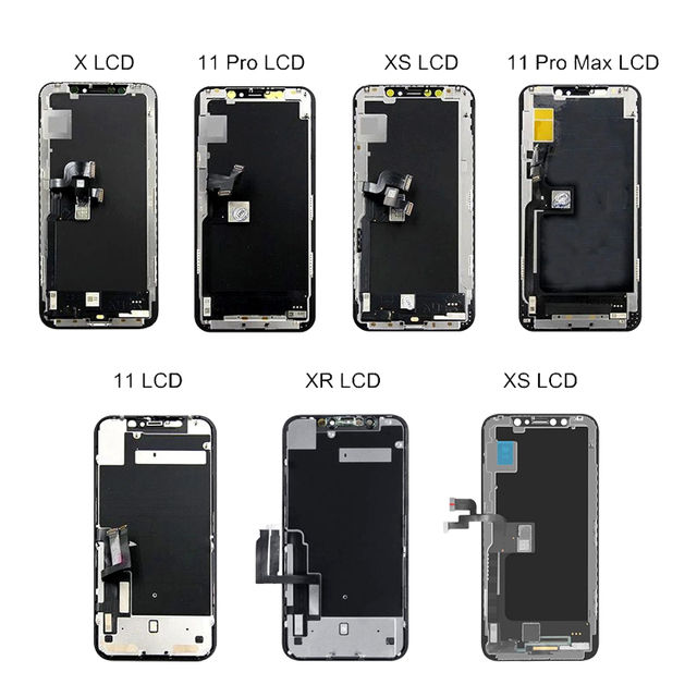 MF Cheap Cell Phone Parts LCD Screen for iphone X XS MAX 11 12 Lcd Screen Wholesale Mobile Phone Lcd for iphone XR 11 12 Display