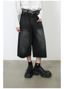 <span class=keywords><strong>Pantaloncini</strong></span> in Denim all'ingrosso Spot <span class=keywords><strong>pantaloncini</strong></span> in Denim larghi Jeans lavati <span class=keywords><strong>pantaloncini</strong></span> da uomo. - Product Image 2