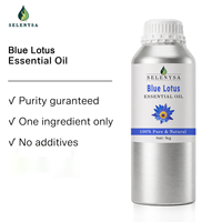 Huile essentielle absolue de fleur de lotus bleu de qualité cosmétique pure pour le visage et le diffuseur - 100% naturelle, extrait de Nymphaea Caerulea par extraction au CO2