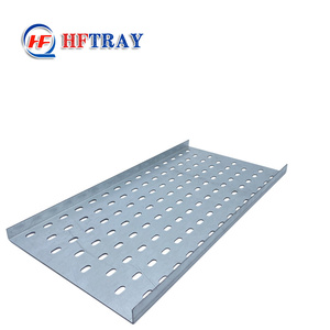 Bandeja de Cables Perforada Galvanizada en Caliente Anticorrosión, Venta al Por Mayor del Fabricante, 500*50, Capacidad para 16 Piezas, Bandeja de Cables Ventilada - Product Image 3