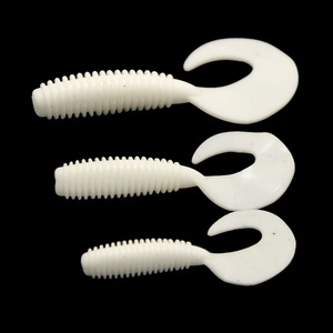 Prezzo per 1 Kg/sacchetto di esche artificiali per la pesca con esche morbide multicolore e profumate, a coda singola - Product Image 5