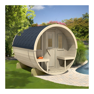 Ngoài trời thông gỗ Thùng phòng tắm hơi với ướt chức năng hơi nước và bếp gỗ cho 4 người - Product Image 6