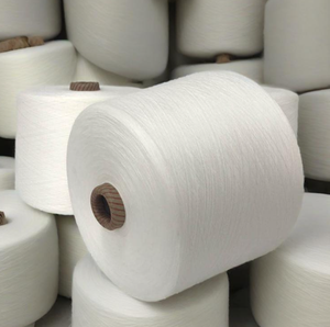 MVS NE 21/1 90% ポリエステルと10% コットンの生白ボルテックス混紡紡績糸 - Product Image 4