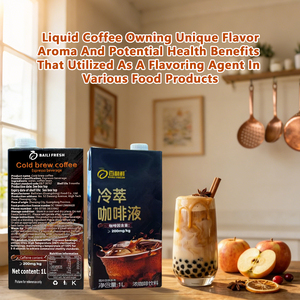 Großhandel Kaffeekonzentrat-Lösung Flüssige Aromen Natürliche Reine Zutaten für Milchtee HALAL ISO22000 Zertifiziert Box - Product Image 5