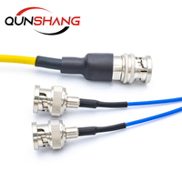 Tres BNC coaxiales y líneas de conexión de bajo ruido TRX TRB macho a dos * Líneas de adaptador BNC macho