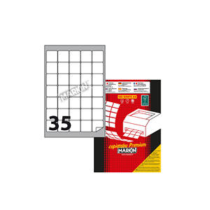 master of 10 boxes, box of 100 sheets size A4 <b>sticker</b> rounded corners _adhesive labels _for <b>printers</b>_warehouse and office - Product Image 2