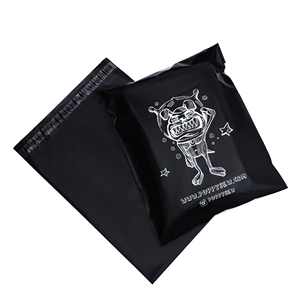 Полиэтиленовые конверты с черным логотипом на заказ, 8x12 дюймов, полиэтиленовые тканевые пакеты для доставки обуви, почтовые пакеты, почтовые курьерские пакеты - Product Image 2