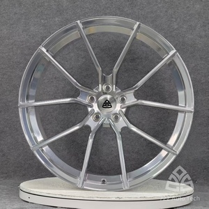 722Auto Jantes forgées monobloc 20-22 pouces à rayons multiples 5x112 5x120 5x130 finition satin brossé pour Porsche Taycan Audi <span class=keywords><strong>E</strong></span>-<span class=keywords><strong>tron</strong></span> <span class=keywords><strong>GT</strong></span> Mercedes - Product Image 1