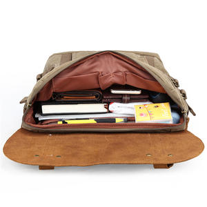 <b>Vintage</b> Cotton Backpack Zipper Photography Closure Waterproof Batik Canvas <b>Digital</b> <b>Camera</b> Bag Photography Case Bag - Product Image 4