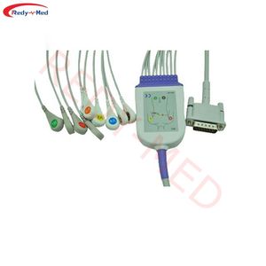 ใช้งานร่วมกับ Bionet Cardio 7, CardioTouch 3000, การดูแลหัวใจ 2000, การดูแลหัวใจ 3000 10 สาย EKG ตะกั่ว, สาย <span class=keywords><strong>ECG</strong></span> ตะกั่ว 12 - Product Image 5