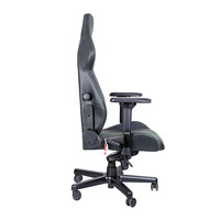 Chaise de jeu ergonomique en cuir PU en gros, siège réglable, accoudoirs réglables en hauteur, inclinaison 90-135° °   Siège pivotant et inclinable pour jeux PC