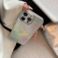 Coque de téléphone magnétique en TPU mat motif feux d'artifice violets pour iPhone 17/15 Max, design amour pour femme