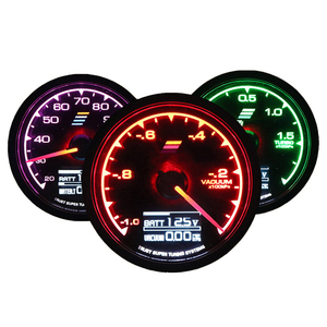 60Mm Tự Động Meter 7 Colour LED Kỹ Thuật Số Meter Boost Volt Hiển Thị Nước Nhiệt Độ Dầu Nhiên Liệu Áp Suất Dầu Rpm Chân Không Afr Đo - Product Image 5