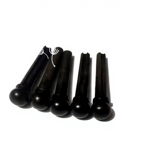 Wholesale Ebony Celluloid Metal Bridge Pins Picks for Electric Acoustic Guitars & Ukulele <b>Stringed</b> <b>Instruments</b> Parts Accessories - Product Image 1