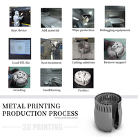 Service d'impression 3D en acier inoxydable Oitech, SLM DMLS, pièces personnalisées 316L 17-4PH, OEM industriel