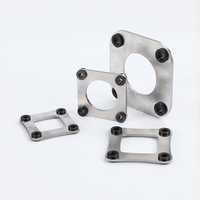 Accouplement à disques flexible en acier inoxydable de haute précision, packs de disques à 4/6/8 trous de boulons, à rainures, OEM