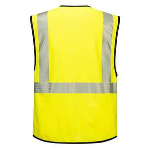 PORTWEST - PW309YBRXXL PW3 High visibility Executive yellow/<b>black</b> <b>vest</b> - EAN 5036108347964 <b>HI</b>-<b>VIS</b> WORKWEAR - Product Image 2