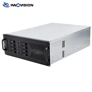 New Design 4U rack case 630MM 8 HDD Bays hotswap storage server chassis
