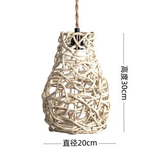 Pantalla de cuerda de papel tejida a mano Vintage para porche Hotel restaurante Bar Homestay decoraciones enredadas la pantalla - Product Image 6