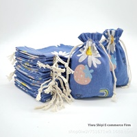 Sac en tissu personnalisable et recyclable avec cordon de serrage et pochette à rabat, imprimé sérigraphié, pour vêtements et bijoux, fourni directement par l'usine