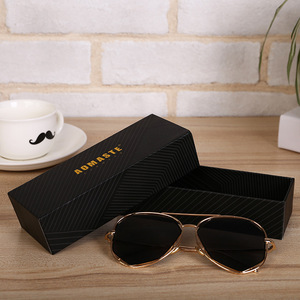 Gafas de Sol Ecológicas de Alta Gama Personalizadas, Caja de Regalo Rígida Heaven Earth Cover, Reciclable, Forrada de Terciopelo, Regalo de Cumpleaños - Product Image 4